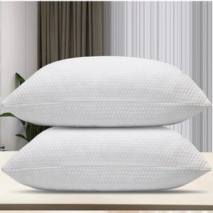 Two King sized cooling memory foam pillows